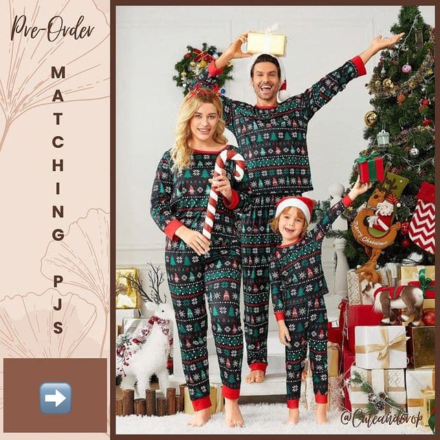Matching Christmas PJ Sets Shop Caribbean