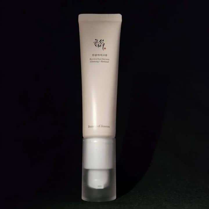 beauty of joseon eye serum on face
